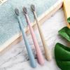 Genuine Muke M1710 Straw Fiber Soft Spiral Bristle Toothbrush, Adult Soft Bristle, Single Pack