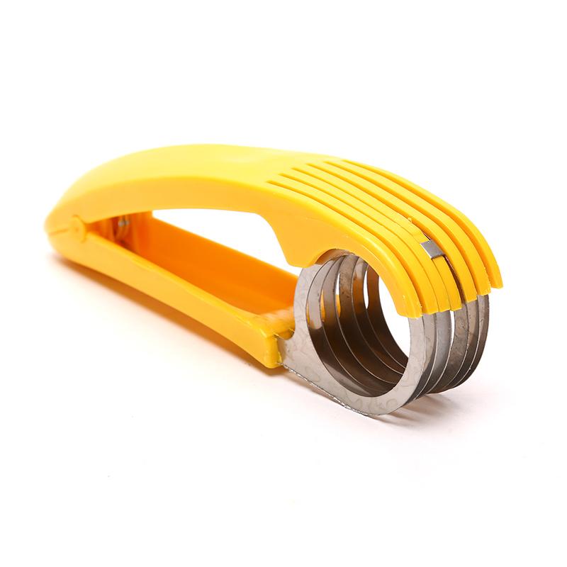 Kökstillbehör Bananskivare Frukt Grönsakskorvskärare Rostfritt stål