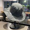 Big Head Circumference Bucket Hat Men's and Women's Summer Quick-drying Mesh Breathable Sunscreen Hat Simple Solid Color Outdoor Camping Mountaineerin