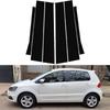 Car Window Door Column B C Pillar Post Trim Cover Glossy Black PC Stickers Accessories Fit For VW Fox 2013-2020