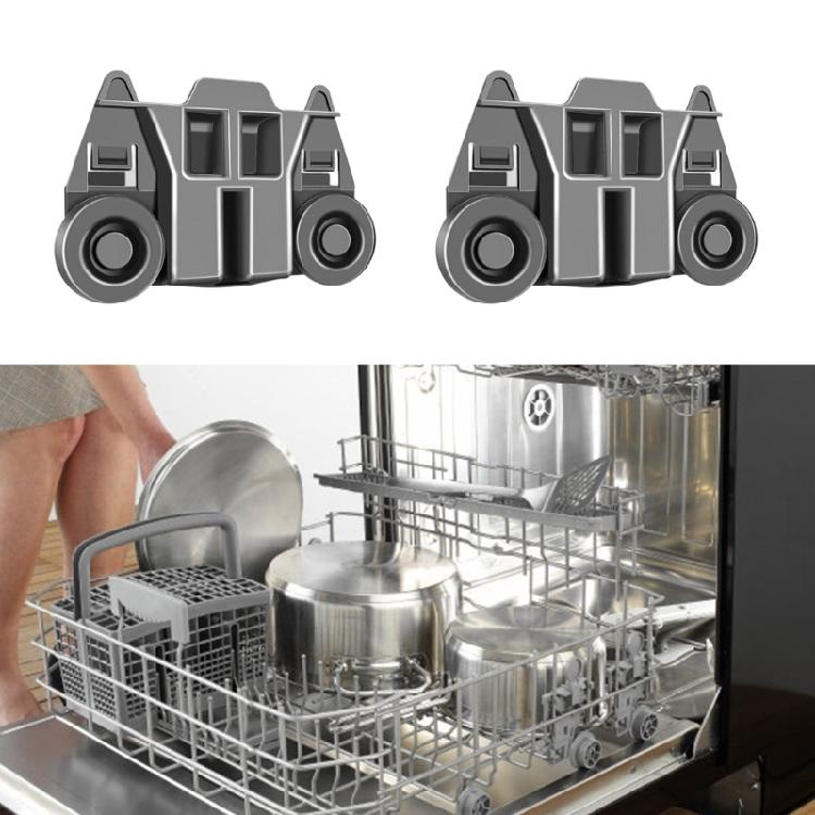 4Pcs Dishwasher Rack Roller Wheel Heat Resistant Quick Installation Wheel Replacement for AP4538395 PS2579553 WPW1019541