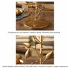 Rose Shaped Roll Paper Towel Holder Ginkgo Leaf Tissue Stand Tissue Storage Rack  for Kitchen