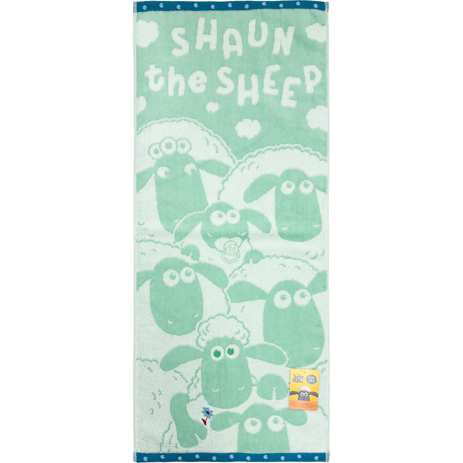 

Hayashi Face Towel, Shaun the Sheep Look-Up, Green, Approx. 34 x 80 cm, FP202904