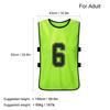 12 PCS Débardeurs de Football pour Enfants 2 Couleurs Séchage Rapide Maillots de Football Sports de Jeunes Entraînement d'Équipe de Basket-ball