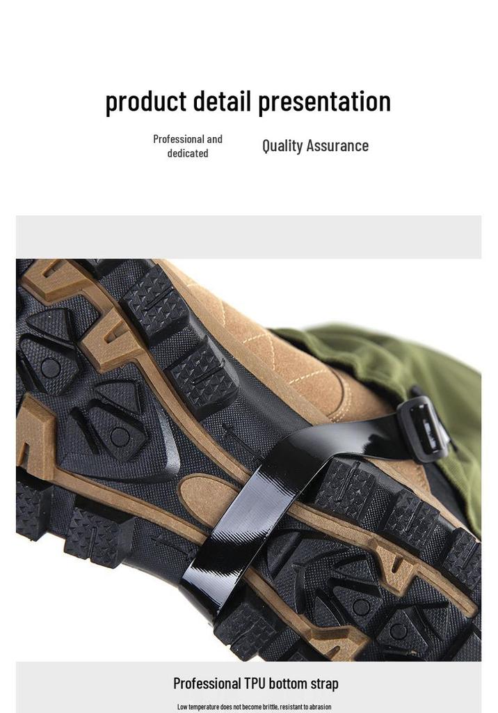 600D Oxford Waterproof Hiking & Skiing Gaiters: Snow & Sand Protection Leggings