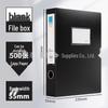 Thick A4 Plastic File Storage Box - Archive & Data Organizer