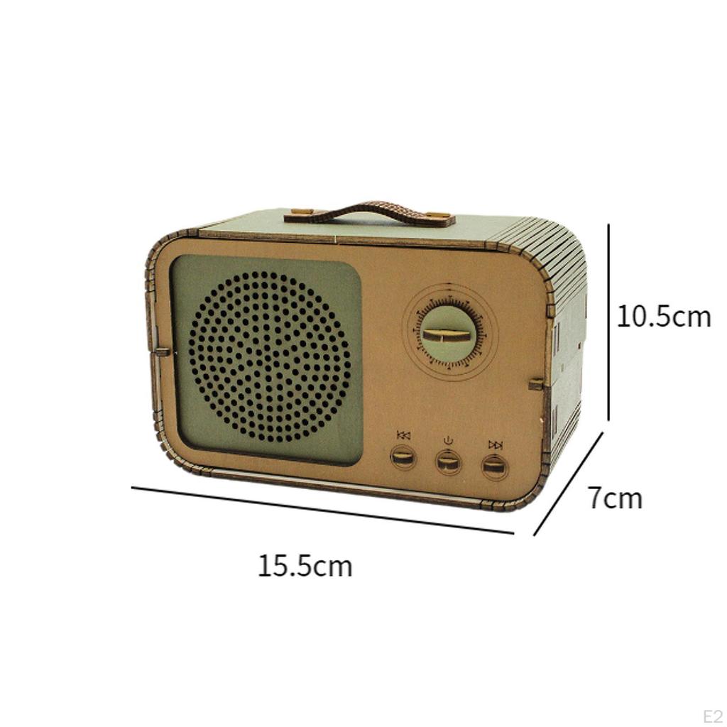 DIY Bluetooth Speaker Box Kit Electronic Sound Amplifier Stem Learning Wood Science Experiment