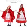 Hood Riding Roleplaying Costume Fairy Tale Princess Cosplay Party Halloween