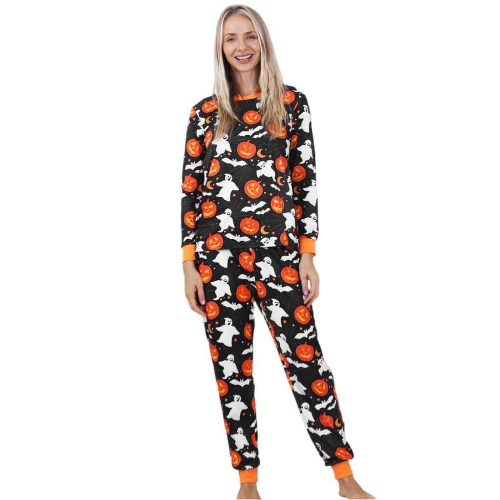 Prints Family Matching Long Sleeve Tops+Pants Set Family Matching Sets