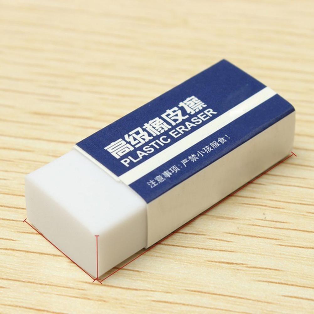 Stationeries 10Pcs Soft Rubber Erasers Students Stationery School Office Correction Supplies