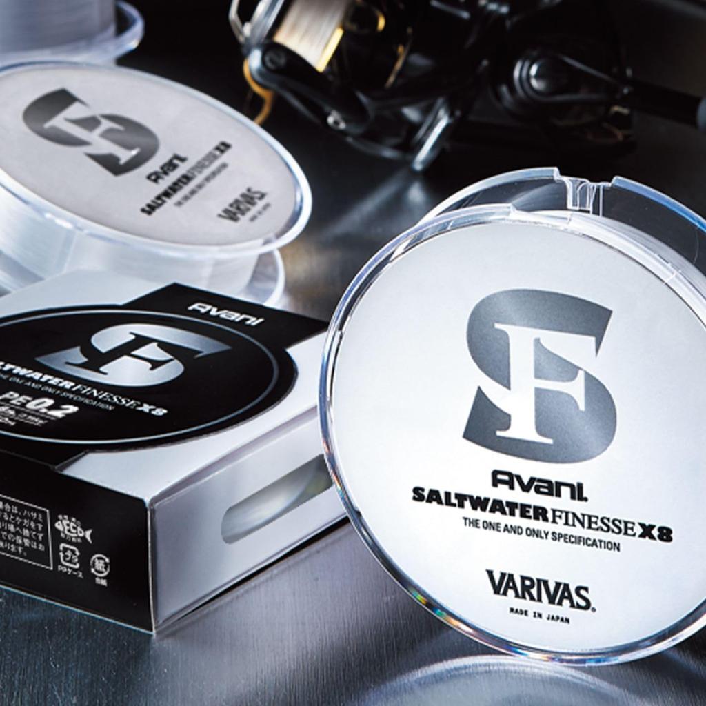 VARIVAS Avani Saltwater Finesse PE X8 150m Crystal White PE Line 0.3# (7.5lb)