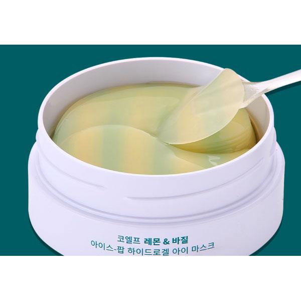 Koelf Zitronen-Basilikum-Eis am Stiel – Hydrogel-Augenpflaster