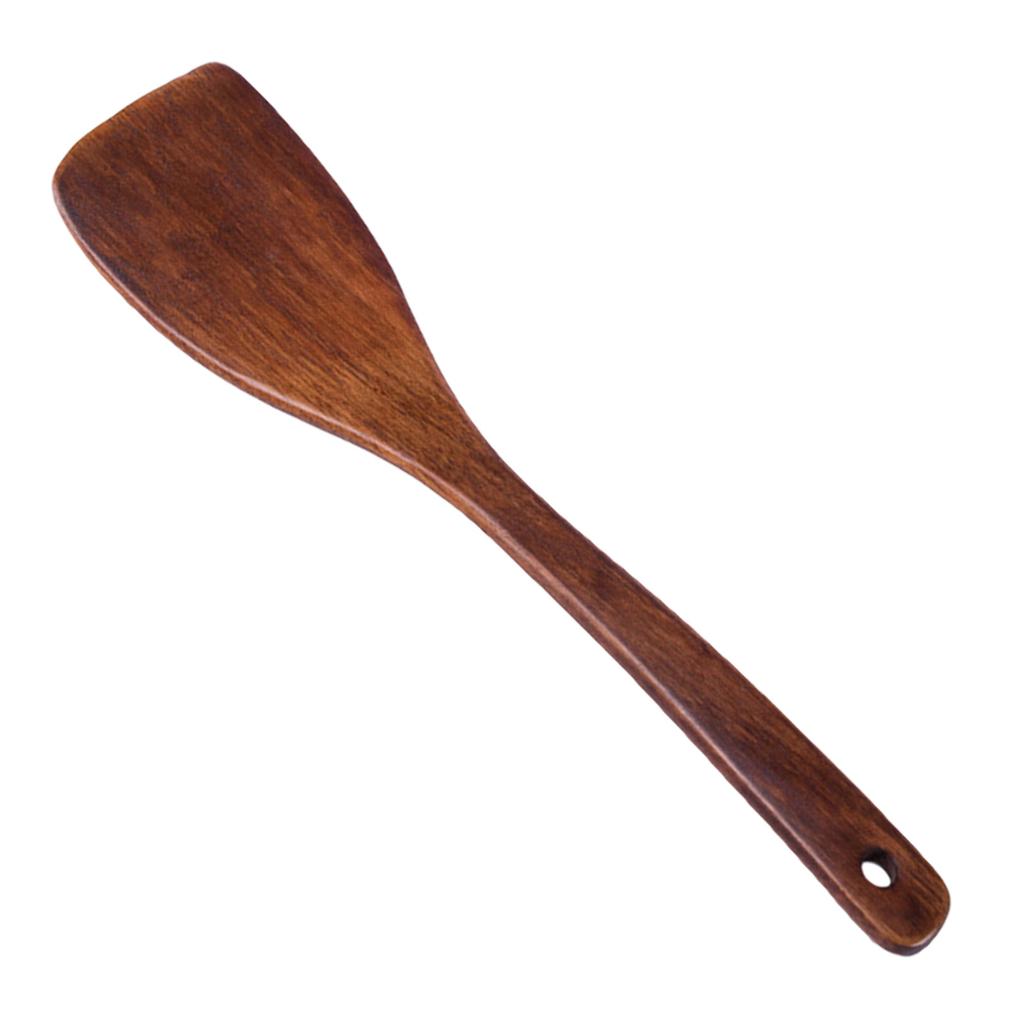 1Pc Long Handle Spatula For Cooking Utensil Wood Spatula Turner Kitchen Cooking Utensil Wooden Tool Baking Pastry Spoon Shovel