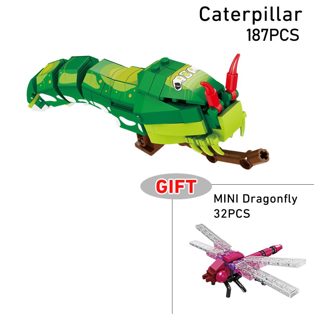 Insect Butterfly & Caterpillar Set Puzzle Toys - Ideal for Ecological Learning, Indoor Entertainment, Perfect for Festive Gifts
