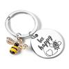 Bee Keychain - Bee Happy!