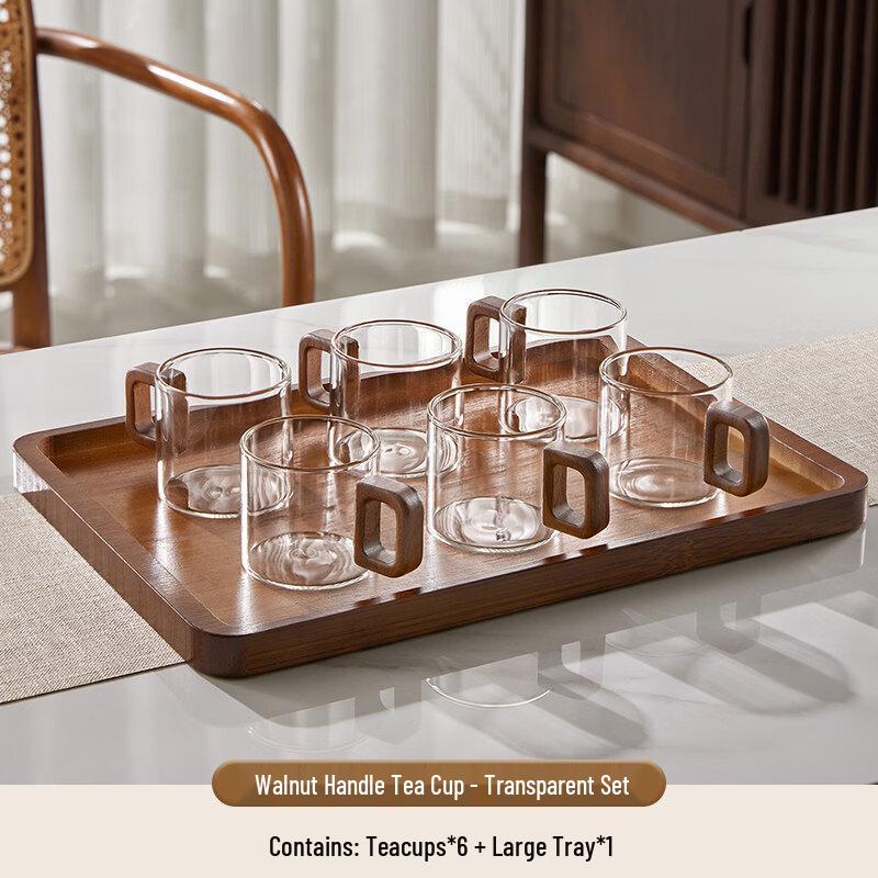 Jingbaodi Glass Teacup Set