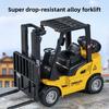 Plastic Inert Construction Forklift Toy For Kids With Push And Pull Functionality