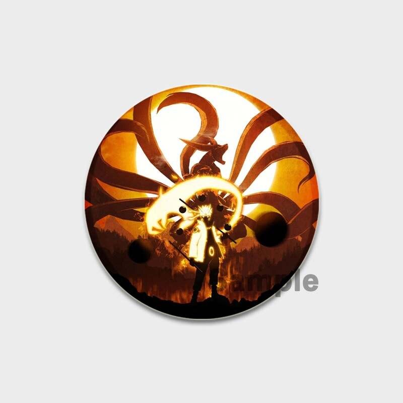 58MM 58mm Anime Figur Pins Cosplay Tegneserie Blikkmerker Manga Perifer mote Smykker Tilbehør Vifter Gaver Klesveske Dekor