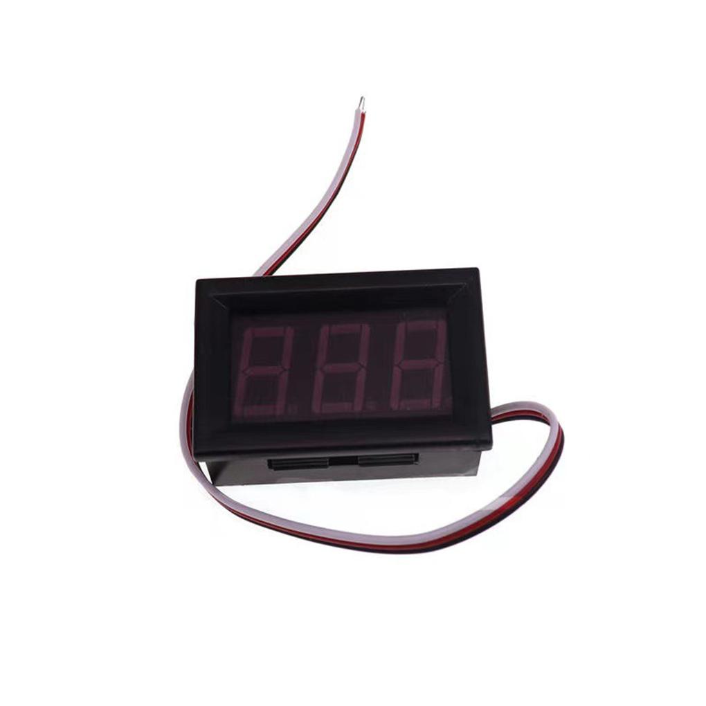

0-100V Battery Capacity Indicator Practical Power Level Tester Digital Voltmeter Three-wire Voltage Meter зелений