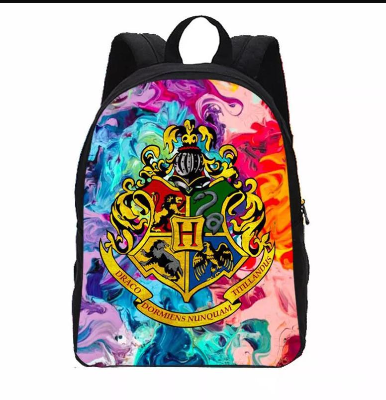 Harry Potter Student Backpack With Large Capacity Nylon Bookbag For Daily Use