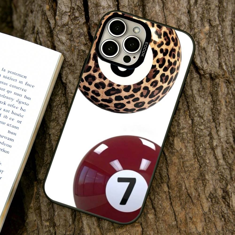 

Lucky Number 8 Pattern Phone Case For iPhone 17,16,15,14,13,12,11 Plus,Pro Max,XS,Colored Silver Plated Inside Cover iPhone16Se4