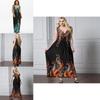 Elegant Women Dress Sleeveless V Neck Evening Party Gown Maxi Long Dress