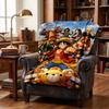 One PieceSoft Throw Blanket Flannel Blanket Warm Sofa Bed Camping Home Decor Unique Christmas Gift C3133