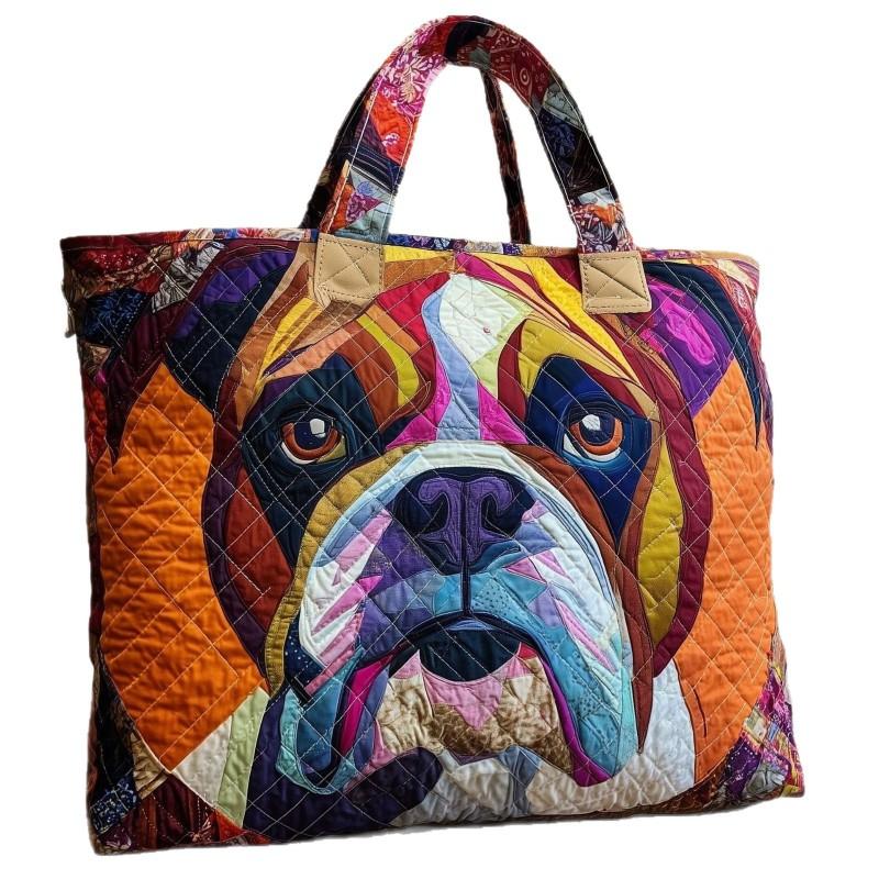 Animal Print Tote Bag - Shoulder Handbag With Zipper Pocket Daily Use Medium Size Street Style
