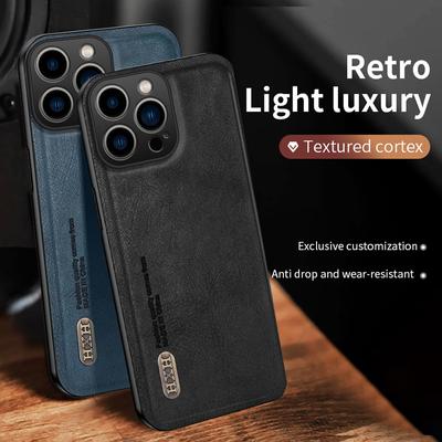 For Apple Iphone 14 13 12 11 Pro Max Case Luxury PU Leather Skin Magnet Protect Back Cover Phone Case For Iphone XS MAX XR 7Plus