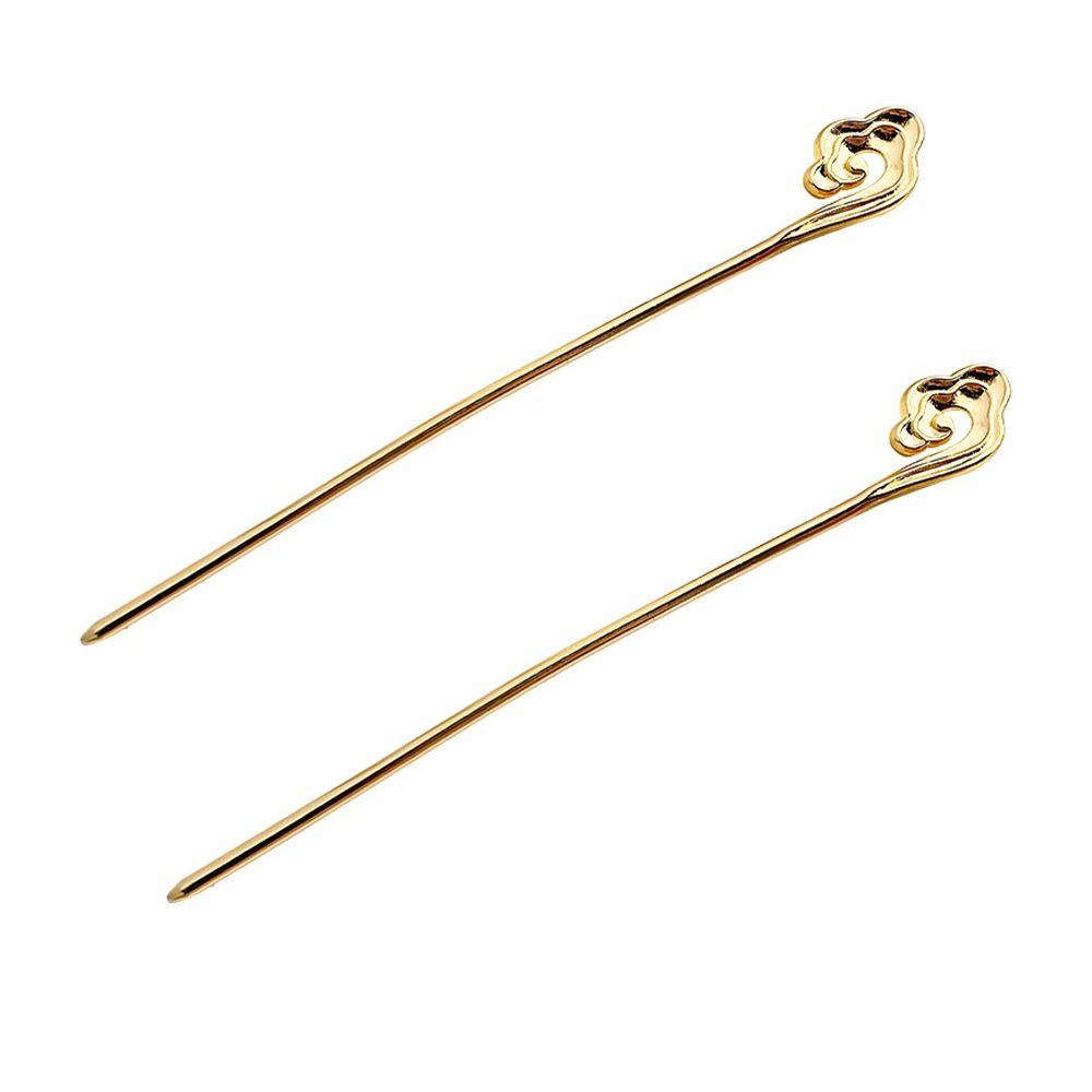 DIY Hair Stick Hairstyle Tools Cloud Shape Women Hair Stick Hanfu Hairpins Chinese Hair Fork