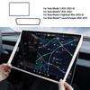 Silicone Rearview Mirror Protective Trim Cover Accessories Screen Frame Protector for Tesla Model Y Juniper/Model 3 Highland