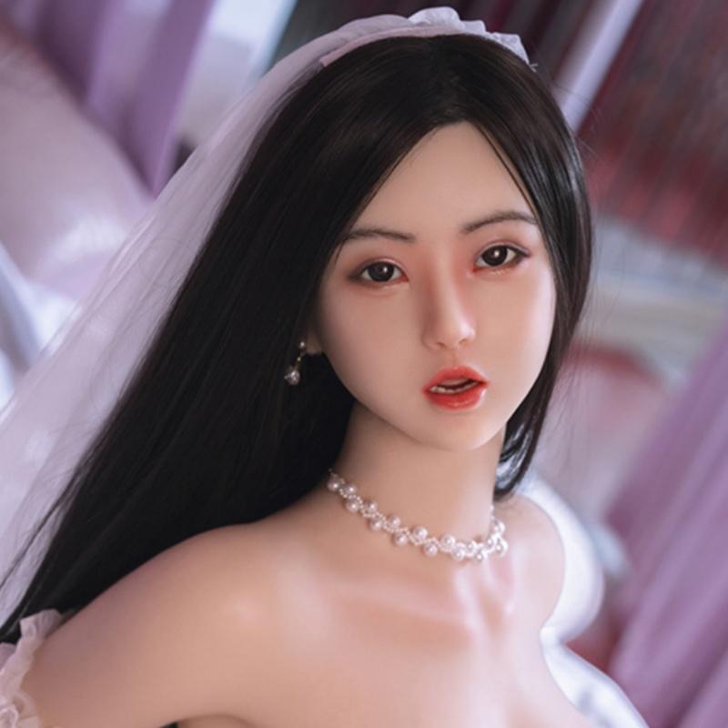 Men's Sex Doll Head Silicone Oral Sex With Tongue With Teeth Bride Masturbation Cup Adult Erotic Sex Toy