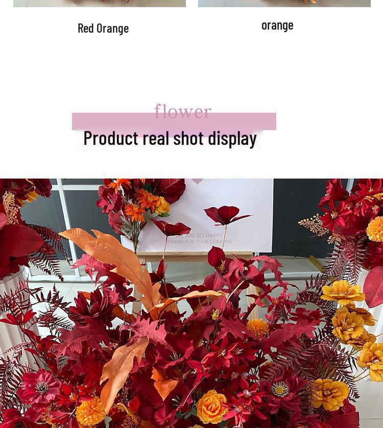 Artificial Wedding Venue Floral Decor for Aisle, Stage, and Reception