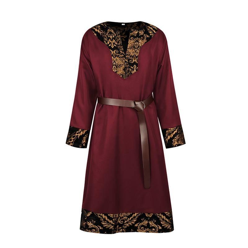 

European Pirate Knight Costume For Stage Performance With Polyester Fabric For Halloween M