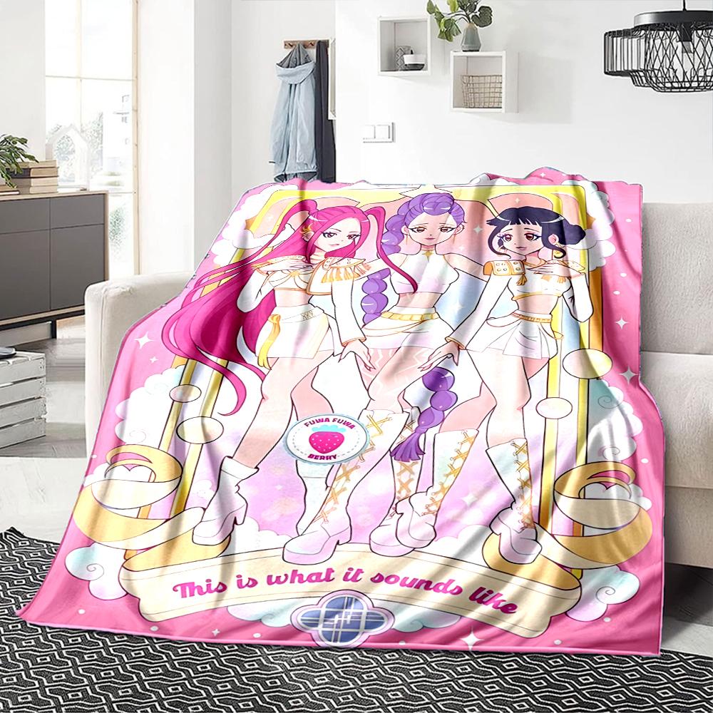 1Pc Chunli'S Dynamic Duo Blanket For Couch Bed Plush Cozy Fuzzy Blanket Super Soft Warm Blankets For Fall And Winter 0918208