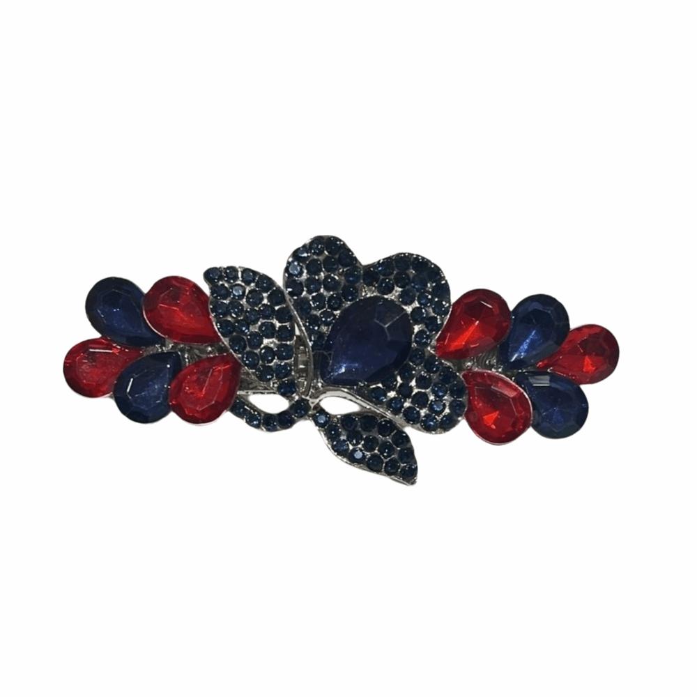 Trendy Crystal Tulip Flower Ponytail Holder Hairpins Women Hair Clips Spring Clips Korean Barrettes