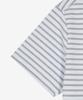 Nyuballanseu Nbneg2W422 / Women Essential Basic Striped Short Sleeve T-Shirt (Light Blue)