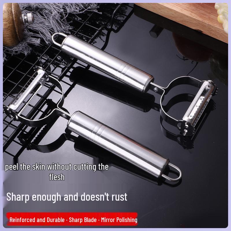Stainless Steel Multi-Functional Portable Fruit and Vegetable Peeler