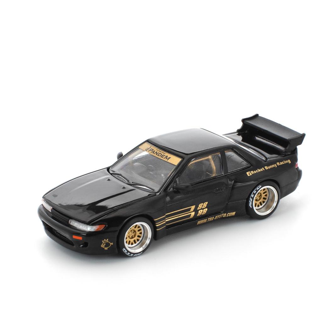 Genesis Company POP RACE 1/64 Pandem Silvia S13 - Black (Finished Model) PR640289