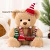 Handmade Mini Christmas Hat Wine Bottle Cover - Wool Decoration for Christmas Festival
