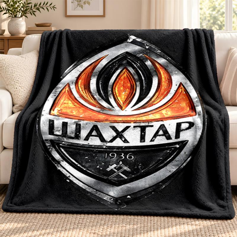 FC Shakhtar Donetsk blanket Flannel Blanket Soft Cozy Plush Throw for Sofa Bed Lightweight Home Decoration Outdoor camping