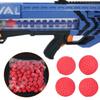 Lot de 100 PIÈCES Pack Universel EVA Doux Rond Balles Rechargeables pour Pistolet Jouet Rival (rouge)
