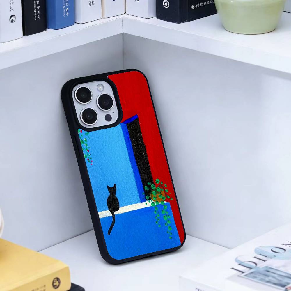 

Милый Кот Забавный Чехол Для Телефона Для iPhone 17,16,15,14,13,Pro,Max,Plus,Магнитный Для Magsafe Беспроводной Зарядки iPhone14PROMAX