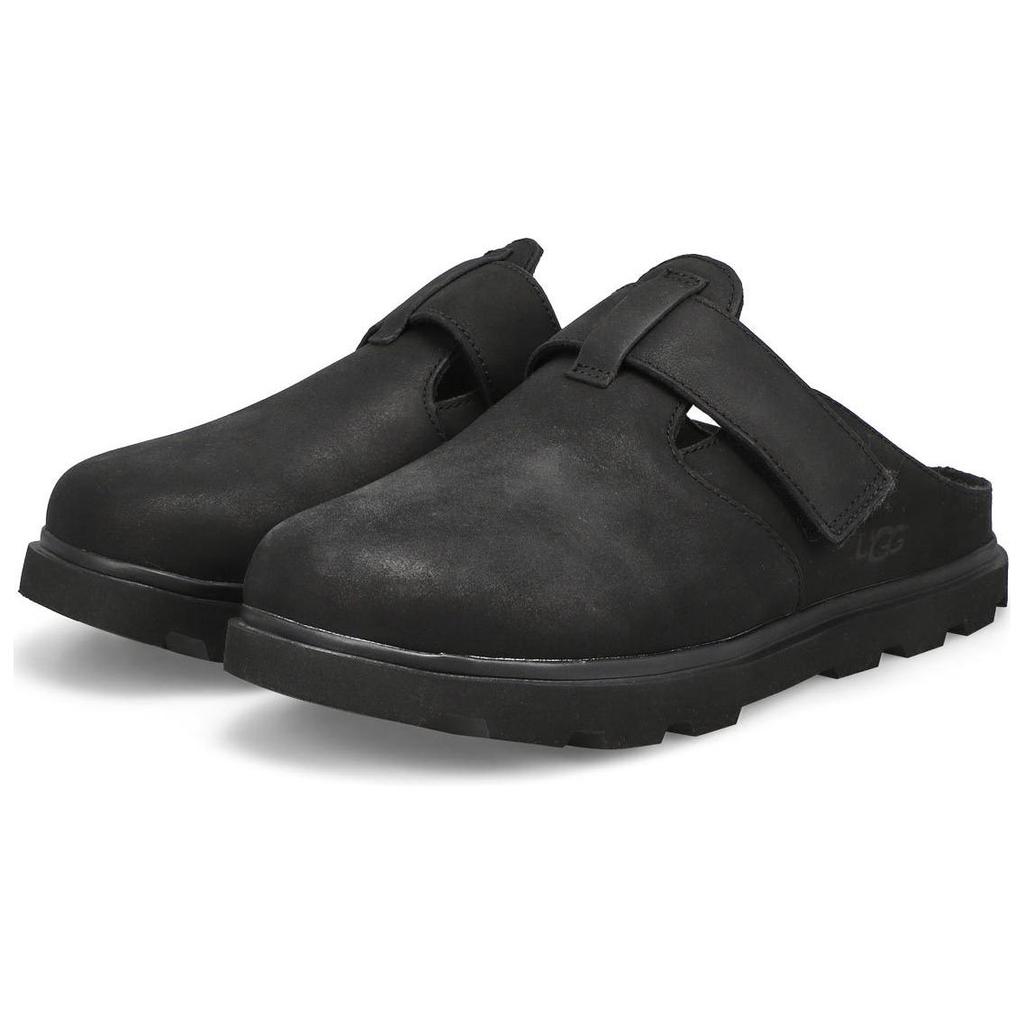 UGG Solano Clog Comfortable Versatile Non-Slip Closed-Toe Slippers Men slippers Black 1167653-BLK