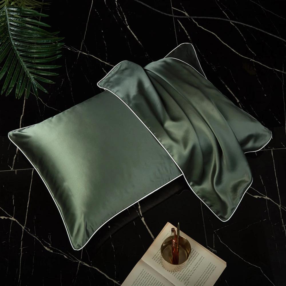 22 Momme 6A Grade Luxury High Quality Pillowcase Pure Real Natural Mulberry Silk Pillow Case with Envelope Closure Design
