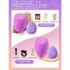 Makeup Sponge Set Blender Sponges 10 Pcs for Foundation Powder Liquid Professional Beauty Sponge Super Soft Facial Makeup Tools
