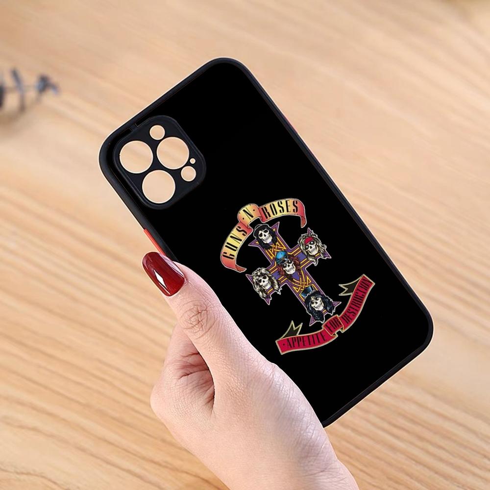 

Guns N Roses Good Time Phone Case Black Matte For IPhone 16ProMax 15 13 12 11 14 Pro Max Mini Plus SE2020 XS Max XR Cover iPhone 15 Pro