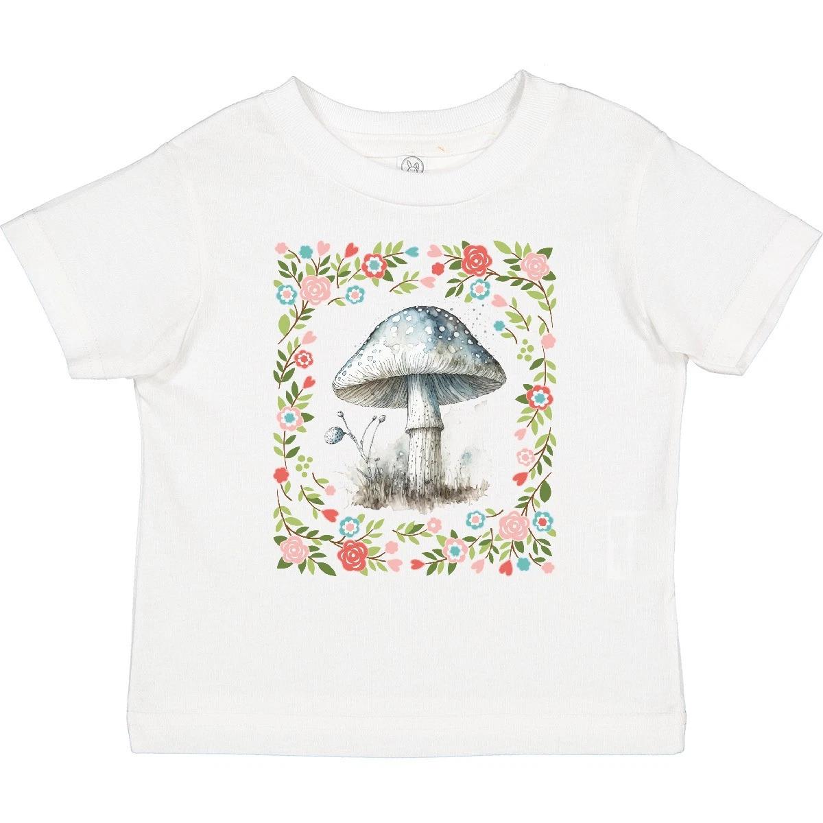 Inktastic Cottagecore Mushroom Lover Toddler T-Shirt Woods Woodland Country Kid 160