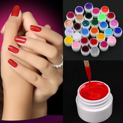 30/36 Pcs Mix Color Nail Art UV Gel Pure Professional Colorful Nail Gel UV Set