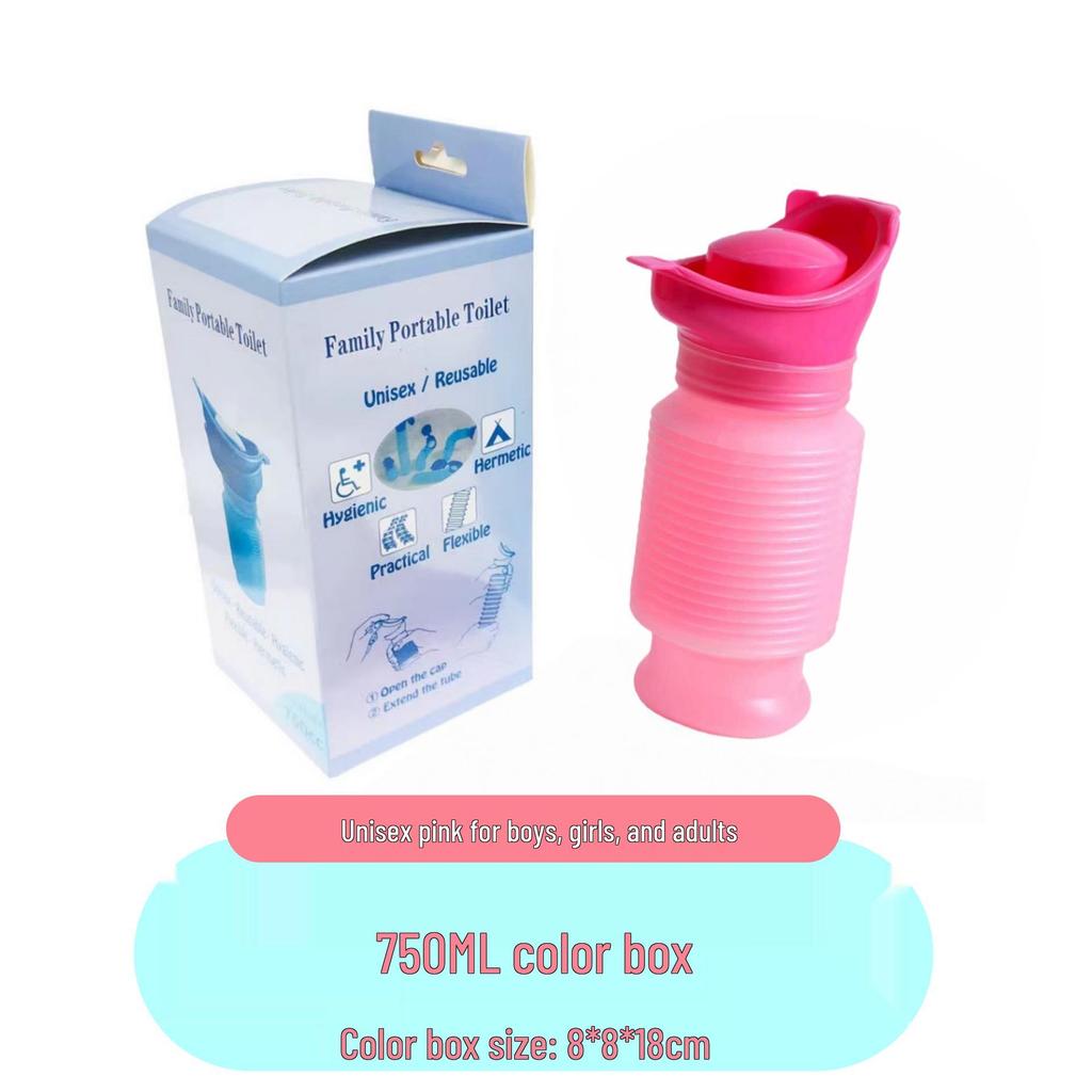 Orinal Portátil de Coche de Dibujos Animados para Niños - Inodoro de Viaje de Emergencia